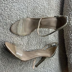 Aldo gold heels